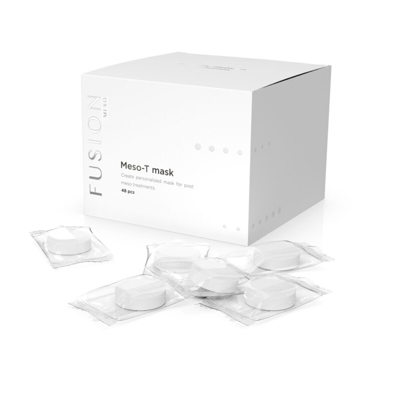 fusion MESO-T MASK, Sausa pluoštinė kaukė – tabletė, 48 vnt.