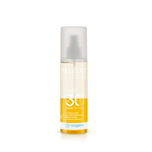 SELVERT THERMAL SUN CARE HYDRO-LOTION BODY&HAIR SPF30, Drėkinamoji apsauginė dulksna kūnui ir plaukams SPF30, 200 ml