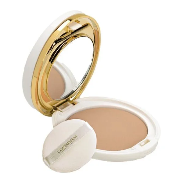 COVERDERM LUMINOUS COMPACT POWDER SPF50+, Kompaktinė pudra prieš odos pigmentaciją SPF50+, 10 g