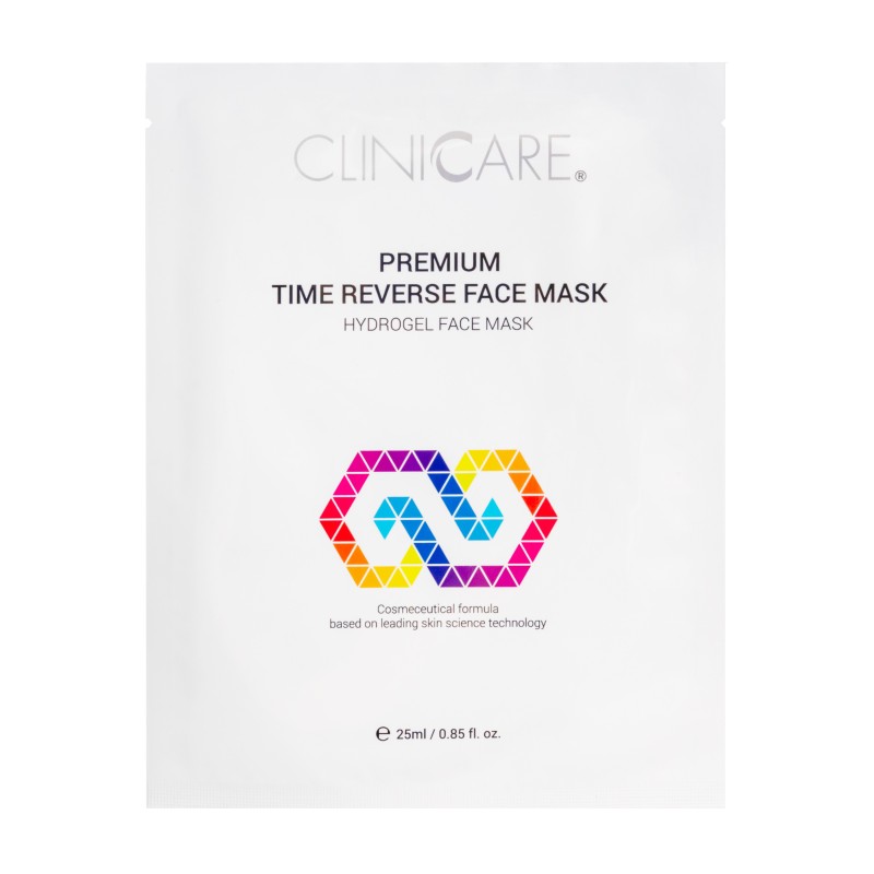 CLINICCARE PREMIUM TIME REVERSE FACE MASK, Jauninamoji hidrogelio kaukė, 1 vnt.