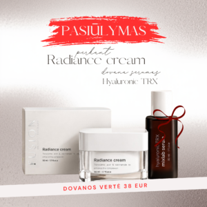 Pasiūlymas: FUSION RADIANCE CREAM kremas, 50 ml + EKSEPTION HYALURONIC TRX serumas, 30 ml